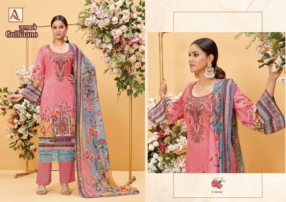 Alok Suit Gulbaano 1025-001 to 1025-008 Series 2