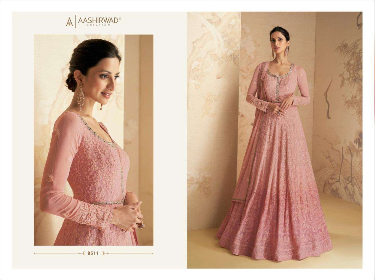 Aashirwad Creation Disha 9508-9511 Series 4