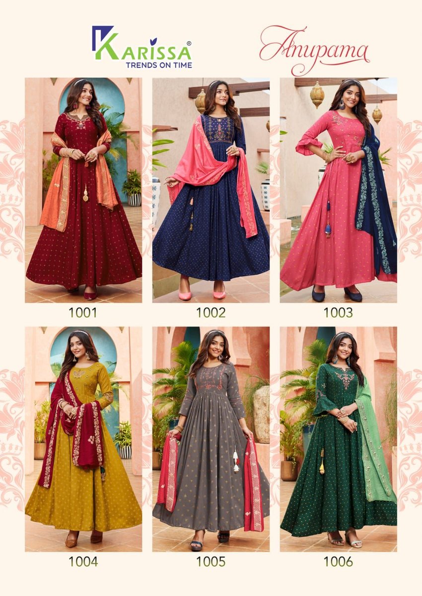 Karissa Trends Anupama 1001-1006 Series 7