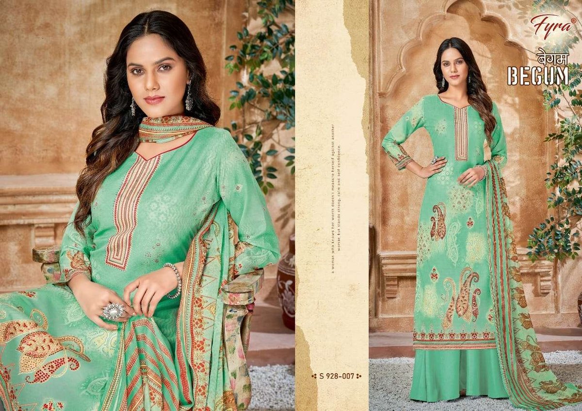 Alok Suit Fyra Begum 928-001 to 928-010 Series 7