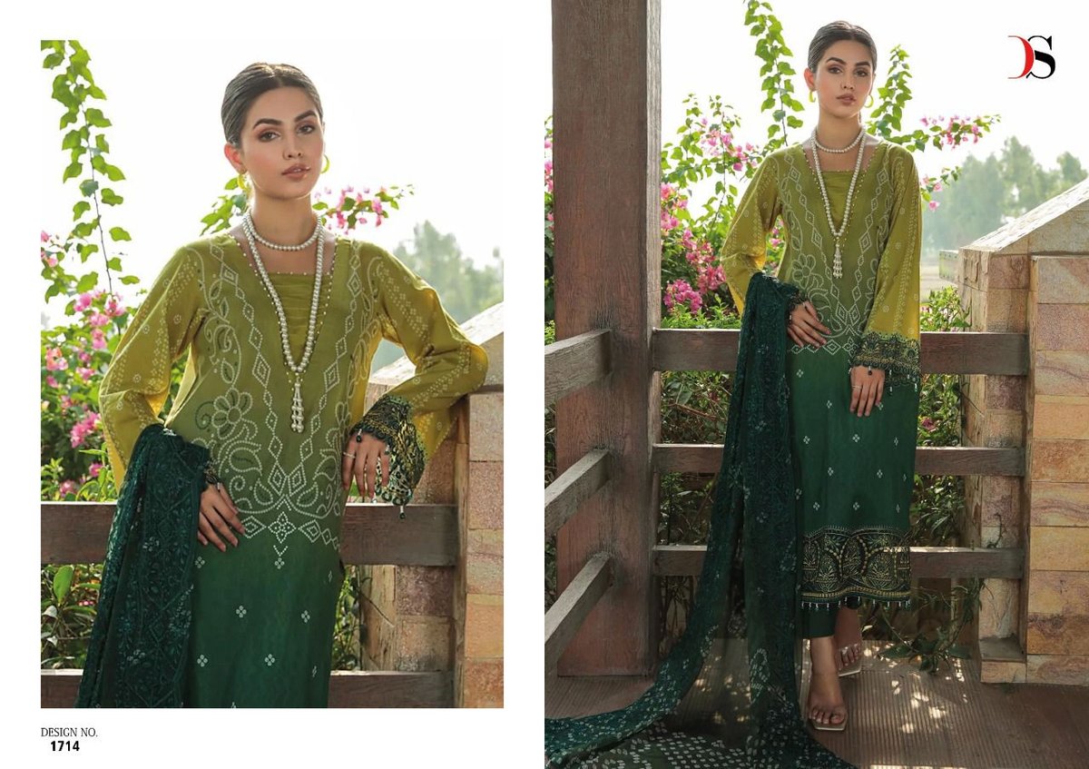Deepsy Suits Chunari Lawn 1711-1718 Series 4