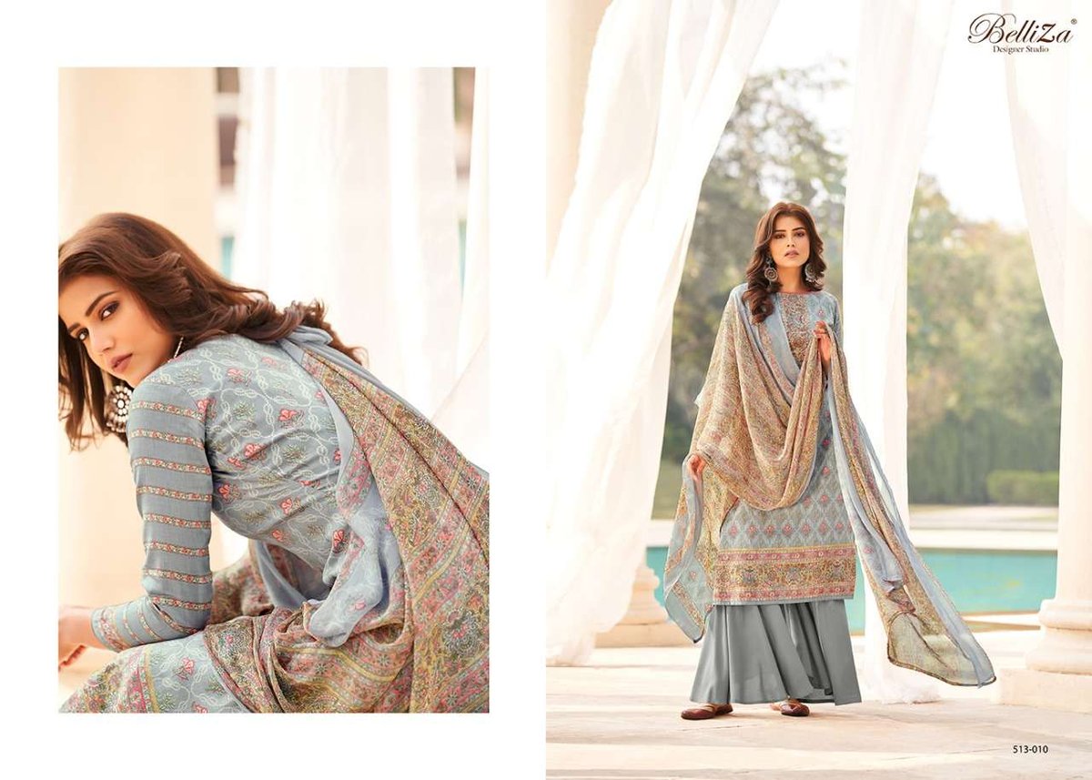 Belliza Designer Riwaaz 513-001 to 513-010 Series 10
