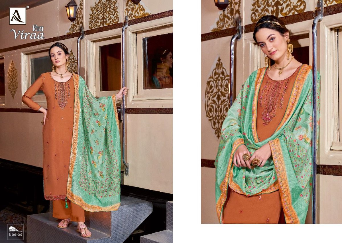 Alok Suits Viraa 995-001 to 995-008 Series 7