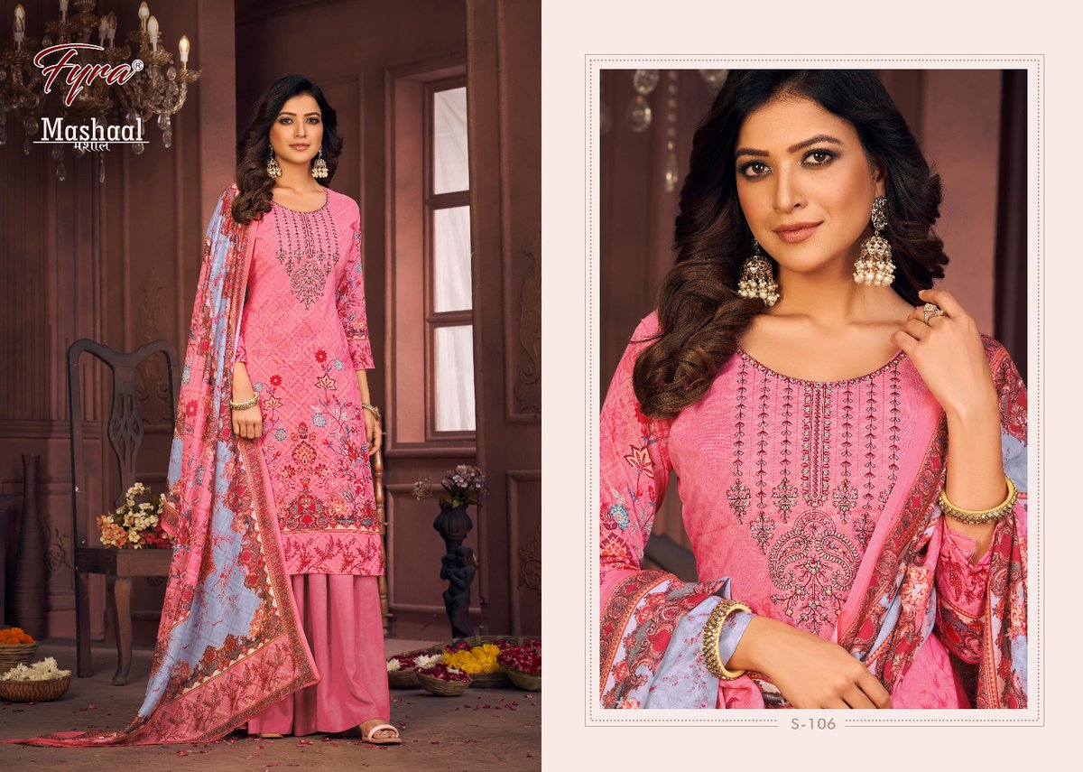 Alok Suit Fyra Mashaal S-101 to S-108 Series 6