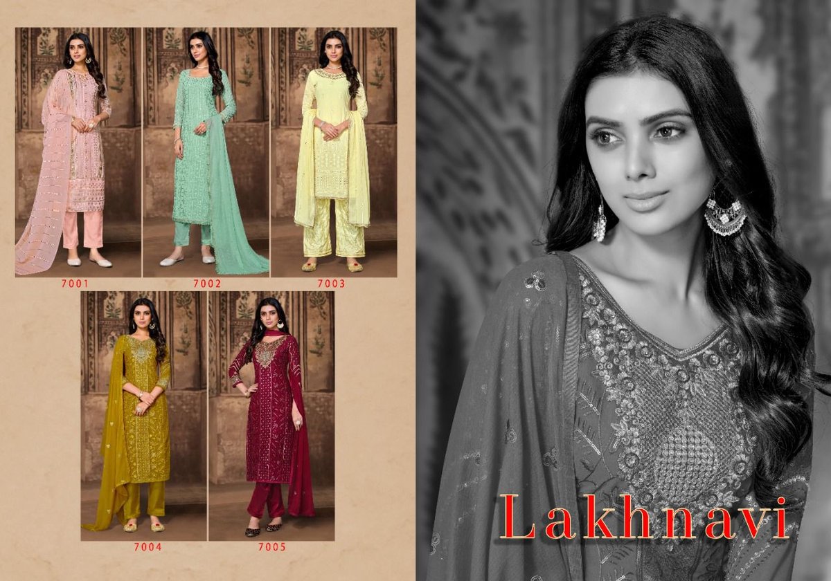 FK Fashion Hub Lakhnavi 7001-7005 Series 6
