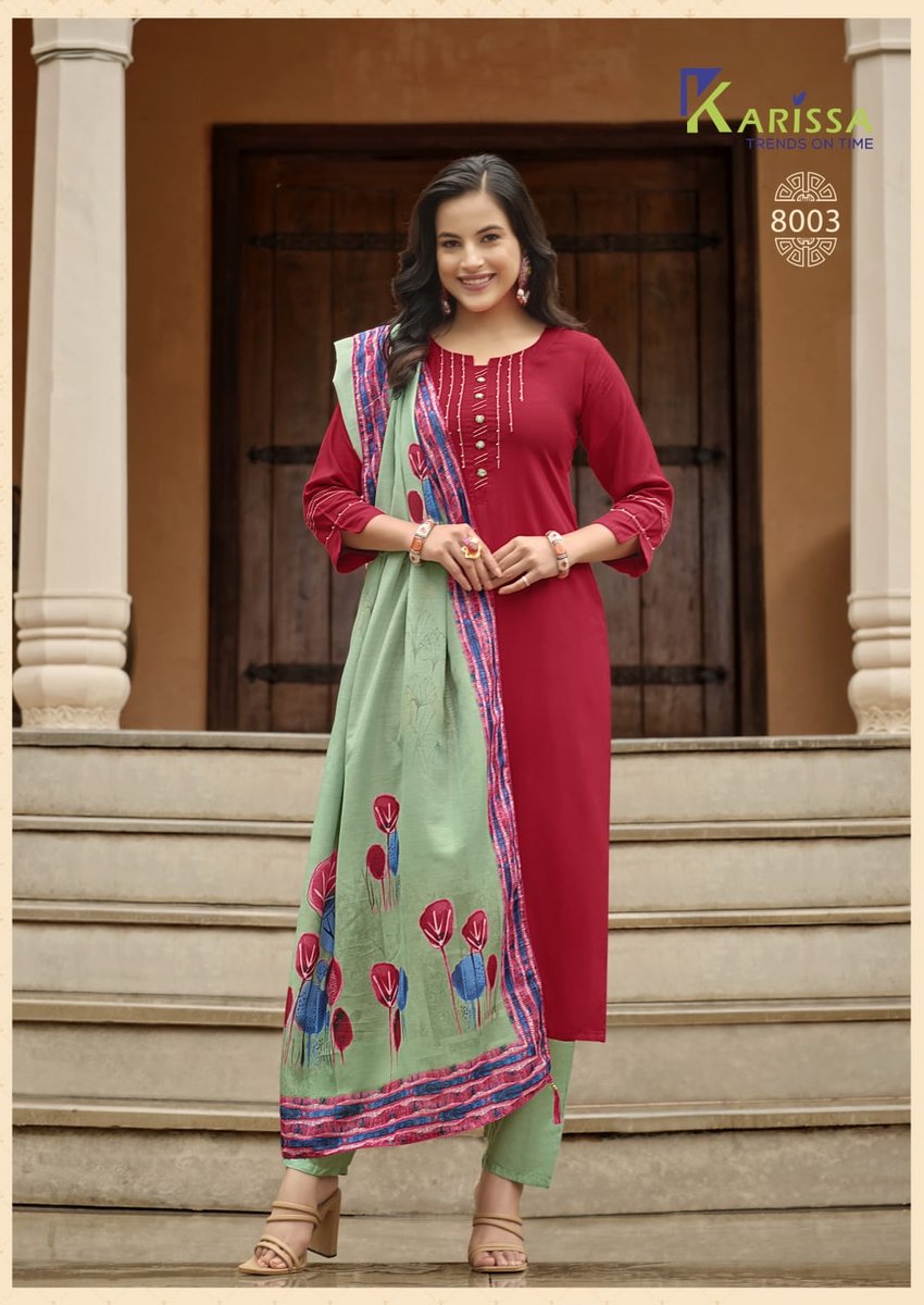 KARISSA VIDISHA VOL-8 8001 TO 8006 3