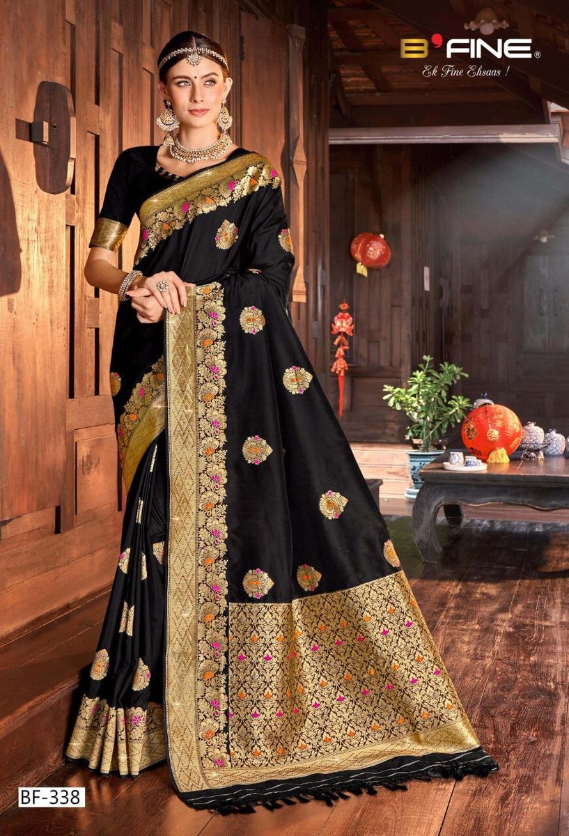 B Fine Saree Swarovski BF-329-BF-338 Series 9