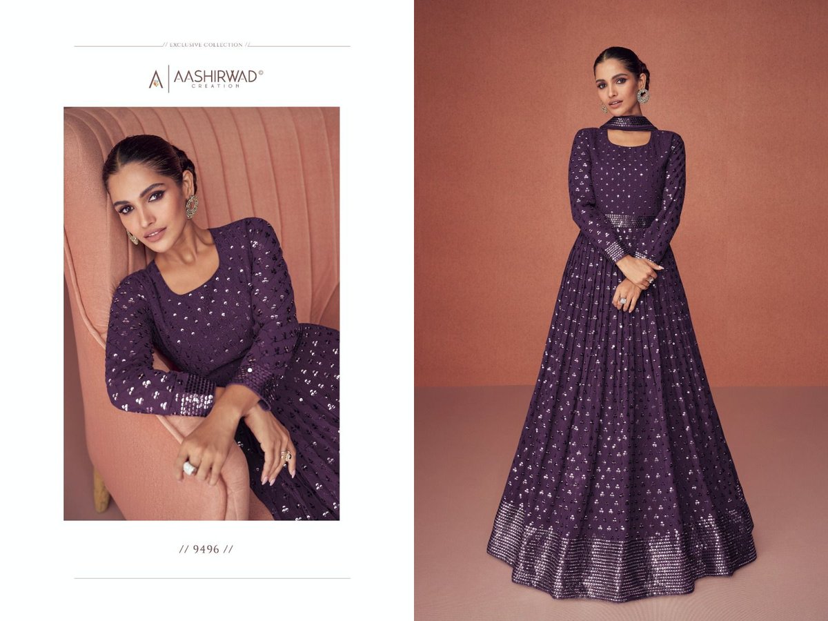 Aashirwad Creation Season Diamond 9495-9499 Series 5