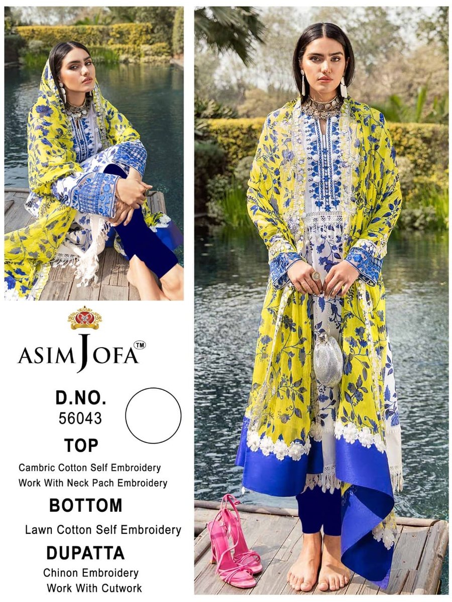Asim Jofa Super Hit 56043 Dress Material 1