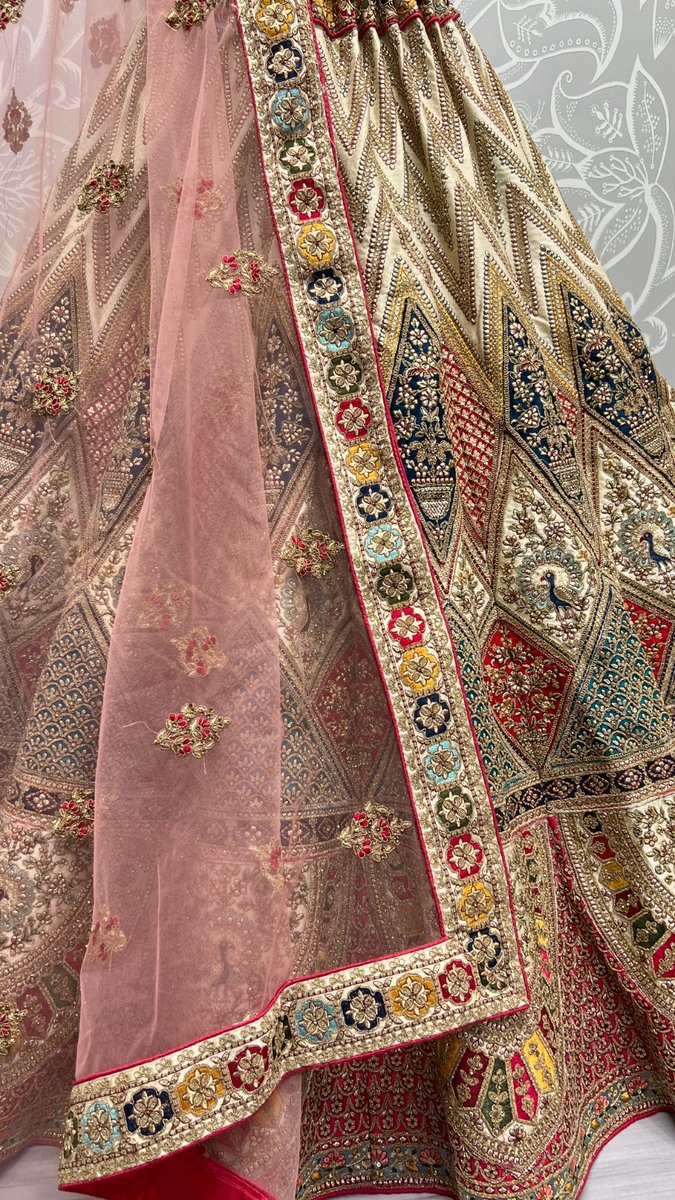 Anjani Art Bridal Lehenga 2510 Colors 4