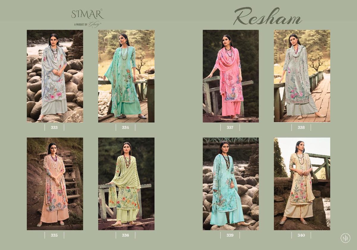 Glossy Resham 333-340 Series 9