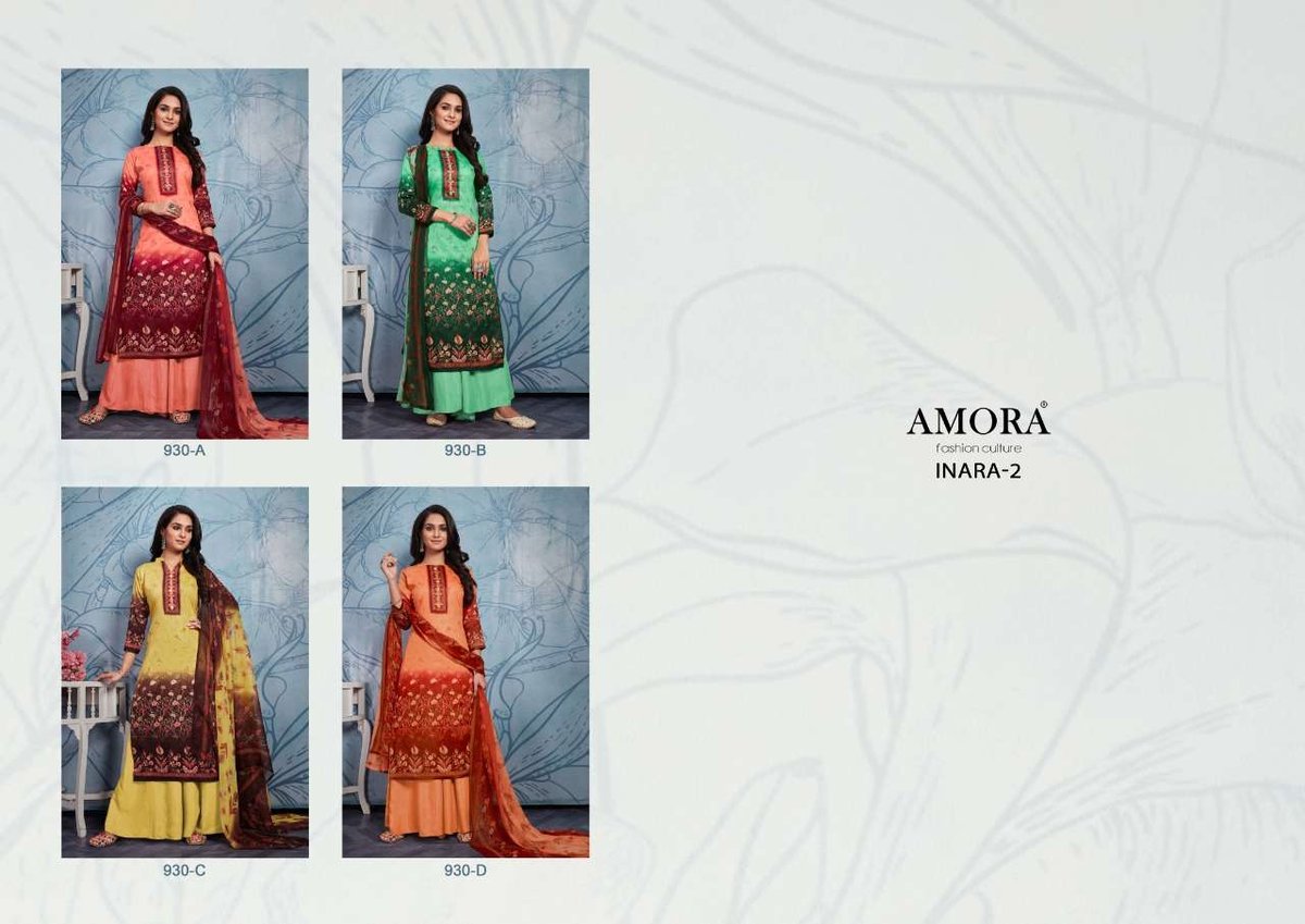 Amora Fashion Culture Inara Vol-2 930 Colors 5