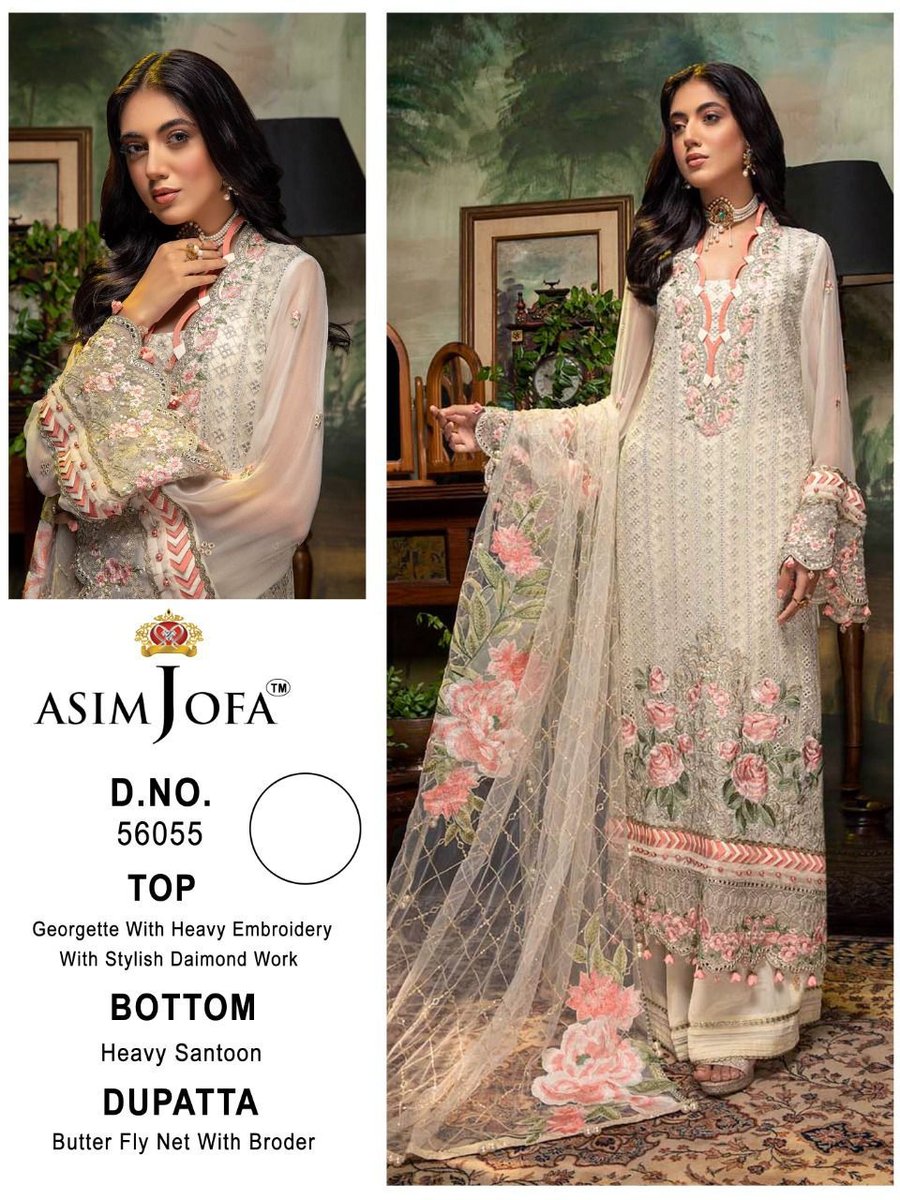Asim Jofa Super Hit 56055 Dress Material 1