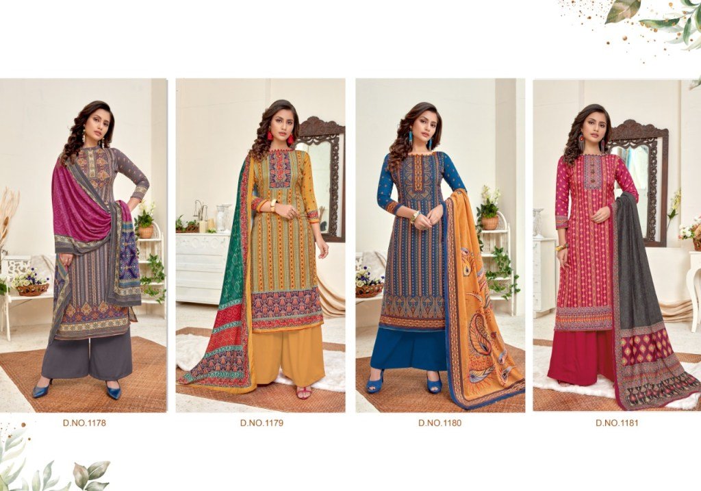 Bipson Prints Shaneel Vol-3 1178-1181 Series 5