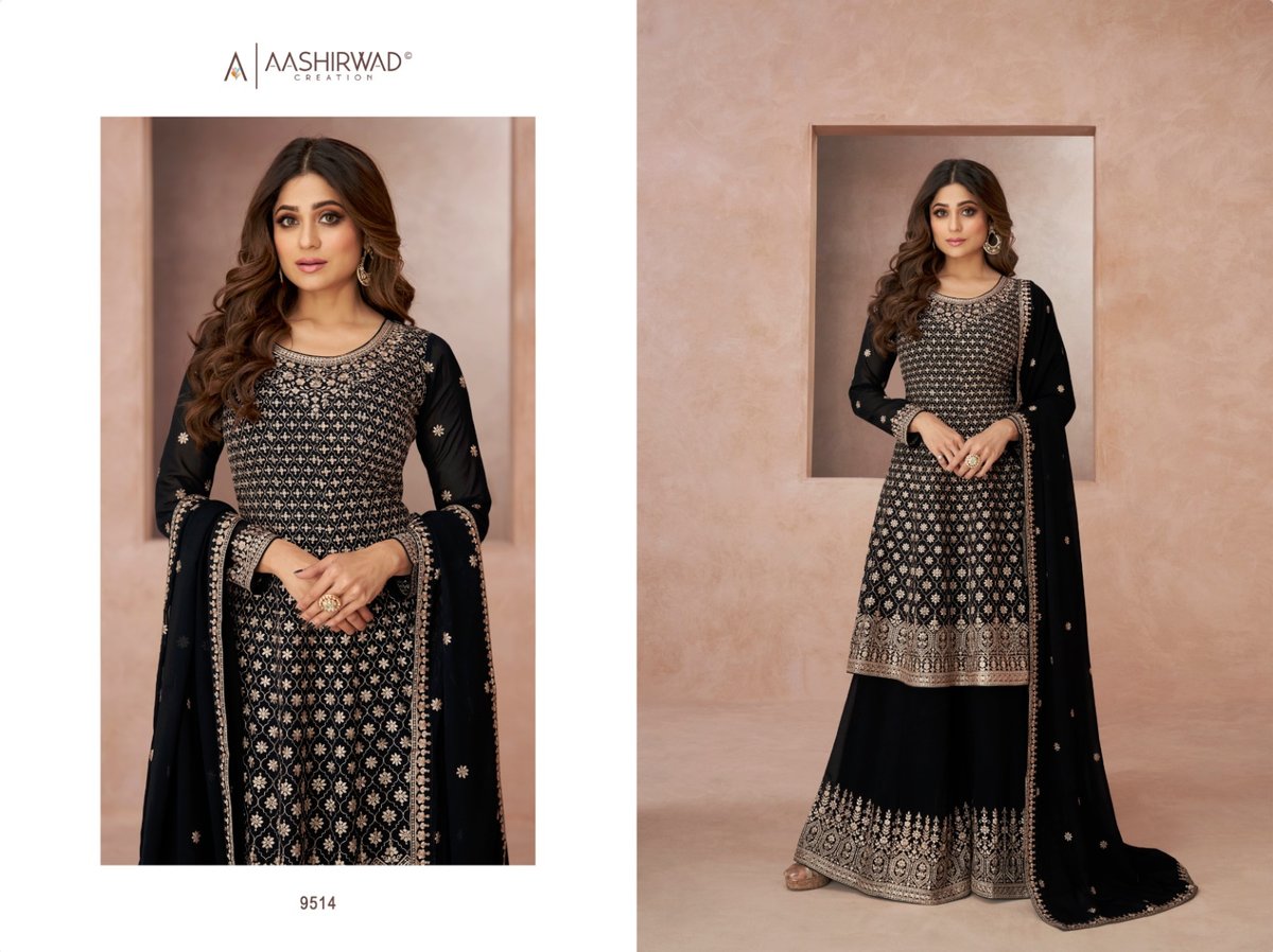 Aashirwad Creation Lajjo 9512-9516 Series 3
