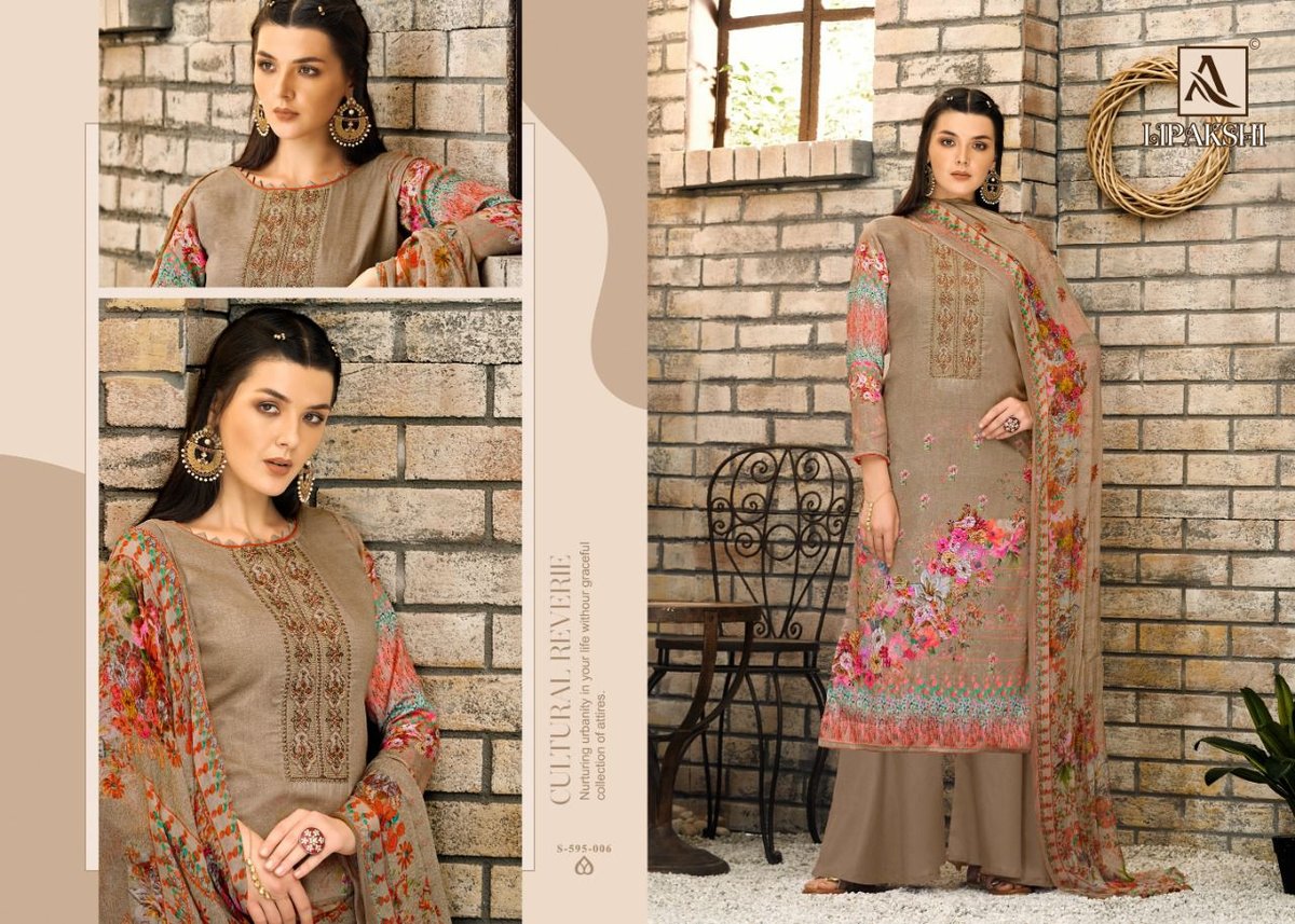 Alok Suits Lipakshi 595-001 To 595-010 Series 6