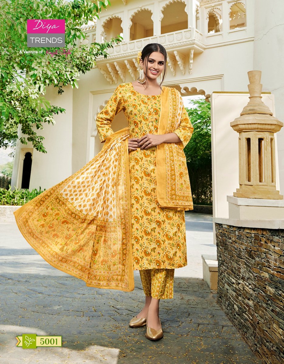 Diya Trends Odhani Vol-5 5001-5010 Series 1