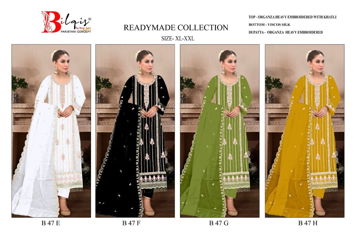 BILQIS READYMADE COLLECTION B-47-E TO B-47-H 5