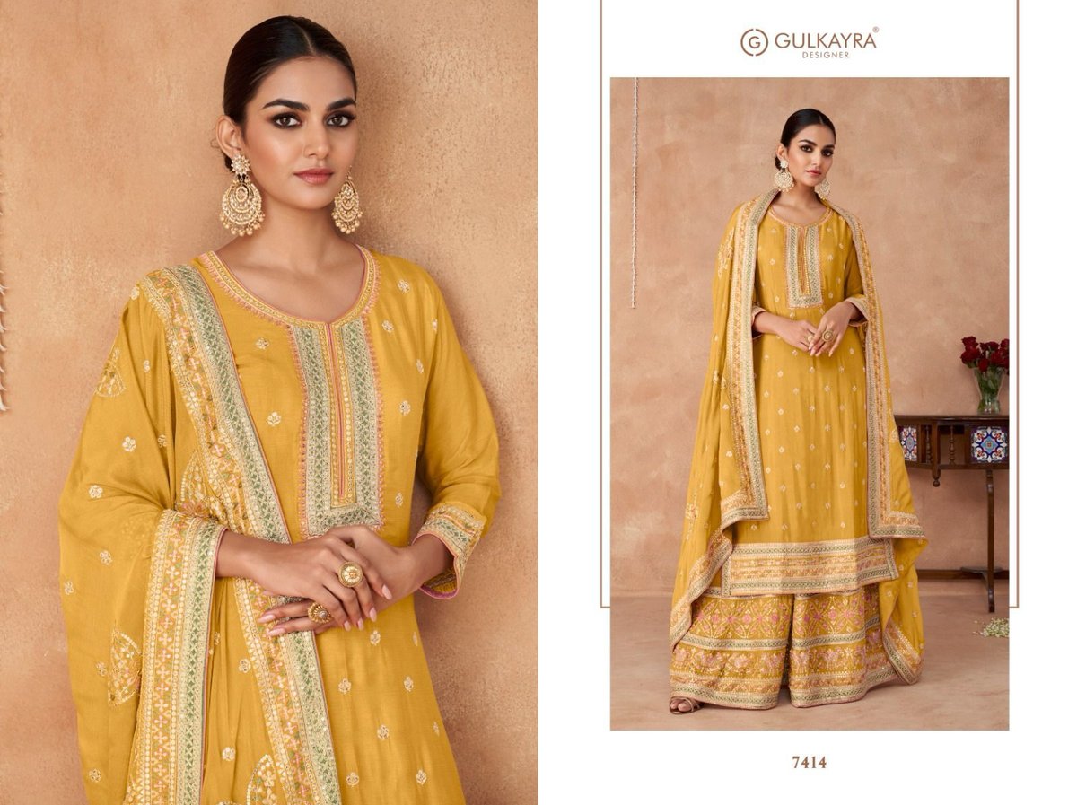 GULKAYRA DESIGNER VEEDA SERIES 7411 TO 7414 4