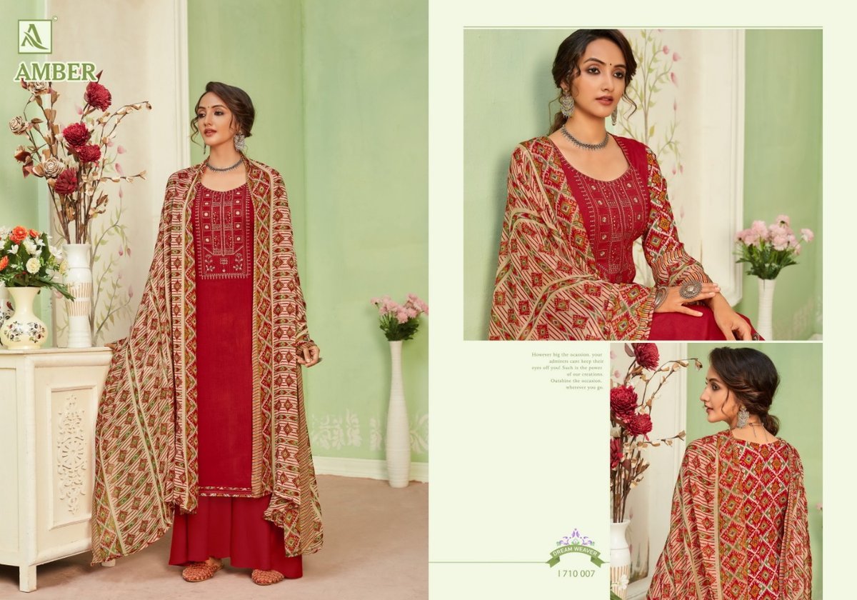 Alok Suits Amber 1710-001 to 1710-010 Series 7
