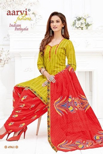 Aarvi Fashion Indian Patiyala Vol-1 4961-4972 Series 1