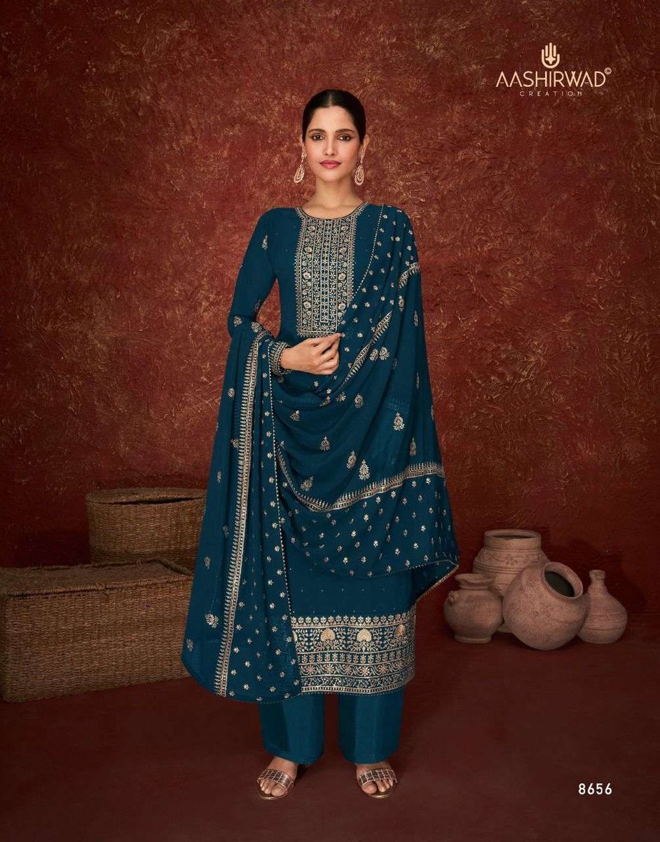 Aashirwad Creation Parineeta 8656-8660 Series 1