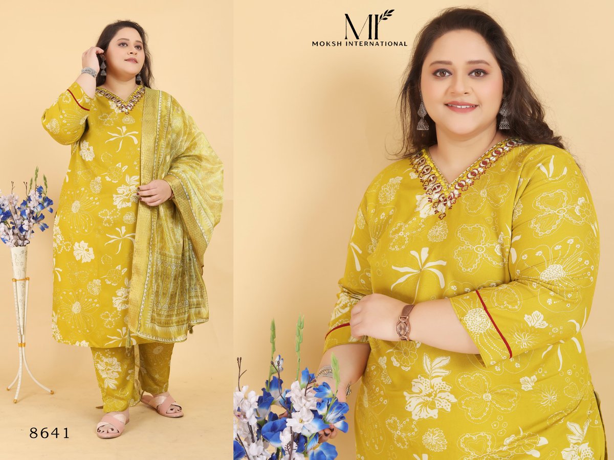 MOKSH BIG SIZE ANGLE VOL-02 8640 TO 8643 2