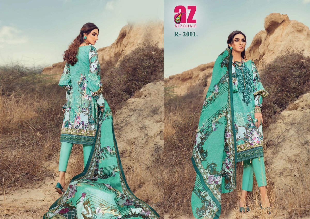 AZ AL Zohaib Roohi Lawn Collection 2001-2010 Series 1