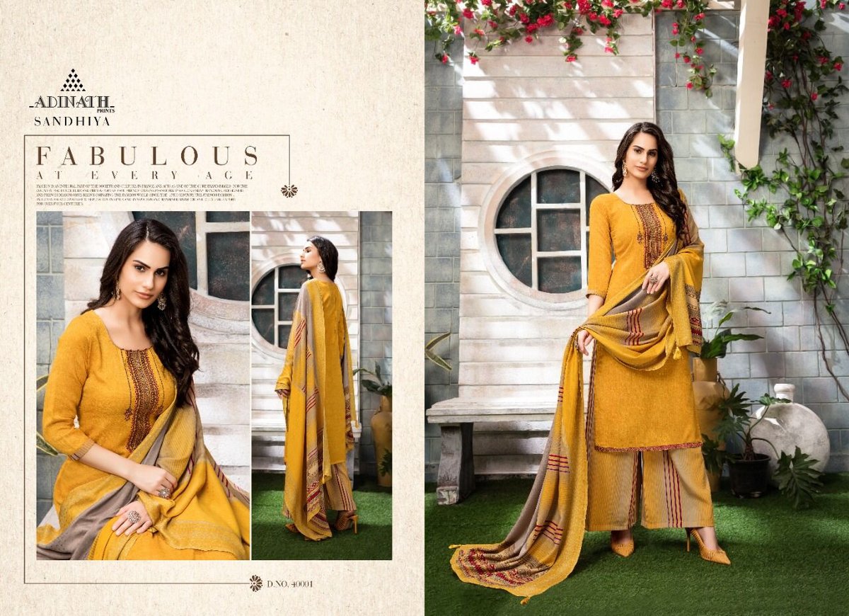 Adinath Prints Sandhiya 40001-40006 Series 1