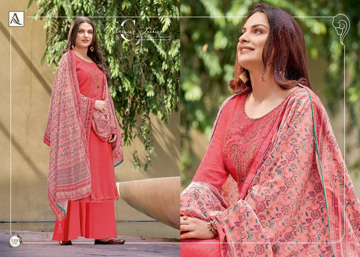 Alok Suits Mahikaa 834-001 to 834-010 Series 10