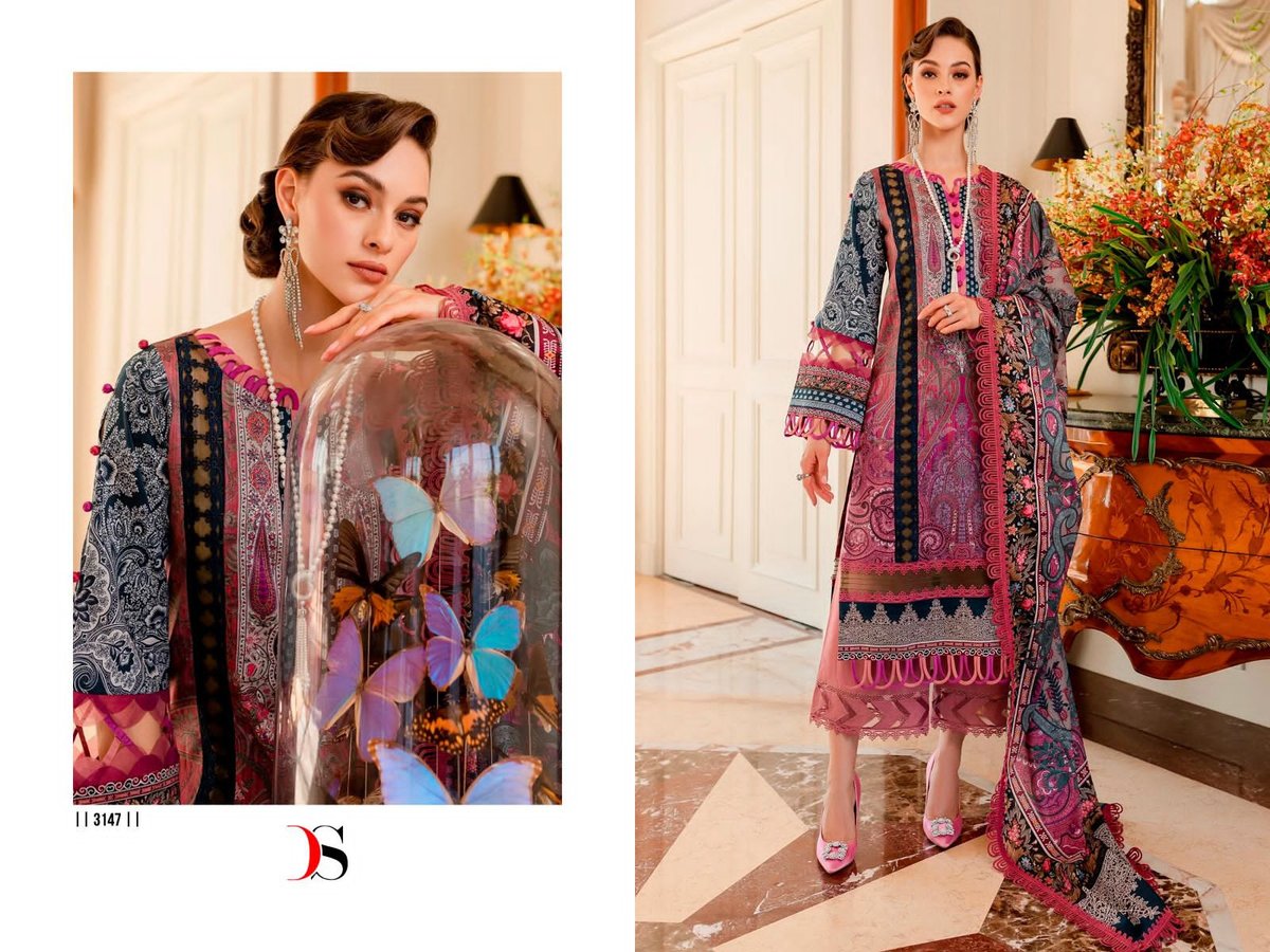 Deepsy Suit Firdous Queen's Court Vol-4 3141-3148 Series 7