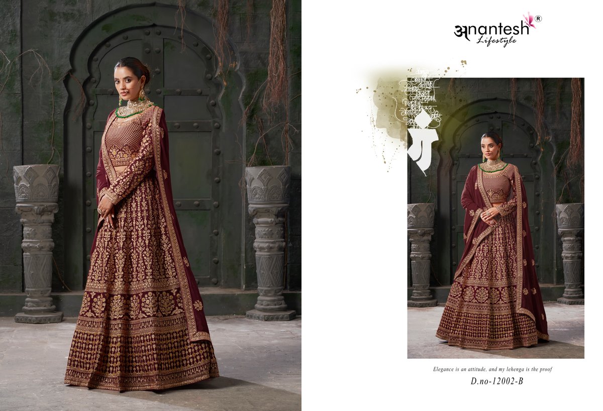 ANANTESH NIKAAH THE WEDDING VIBES VOL-01 COLOUR EDITION 12001 & 12002 COLOUR'S 7