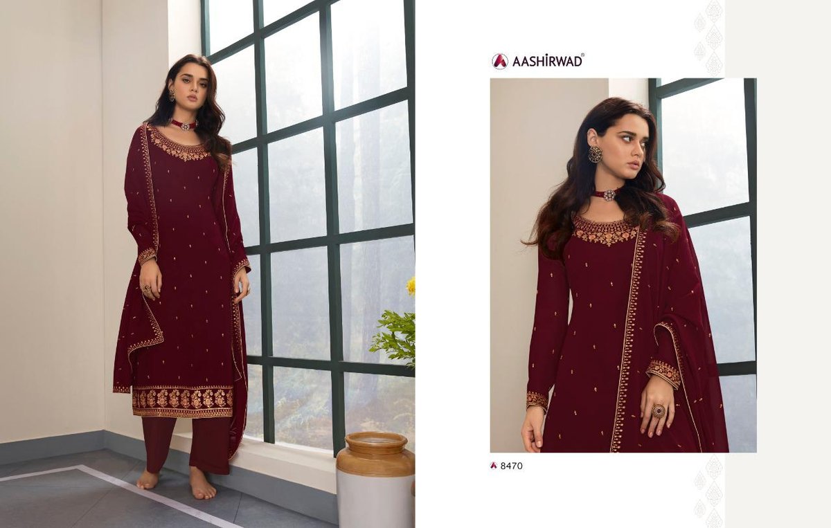 Aashirwad Creation Ghazal 8470-8475 Series 1