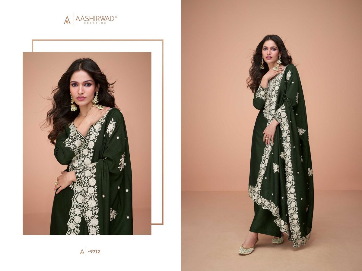 Aashirwad Creation Gulkand Benchmark 9709-9713 Series 4