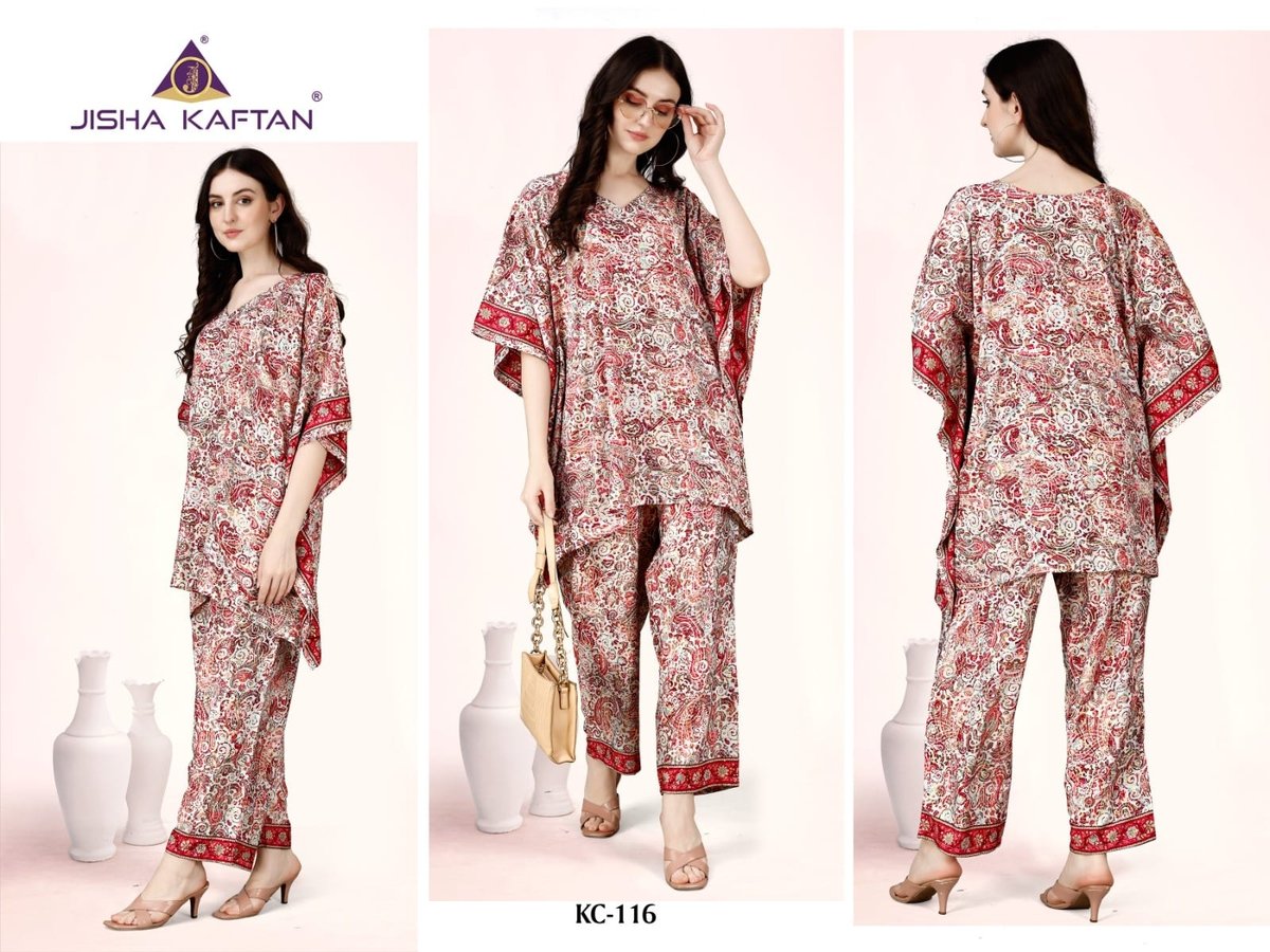 JISHA KAFTAN KAFTAN CO-ORD SETS VOL-2 KC-109 TO KC-116 8
