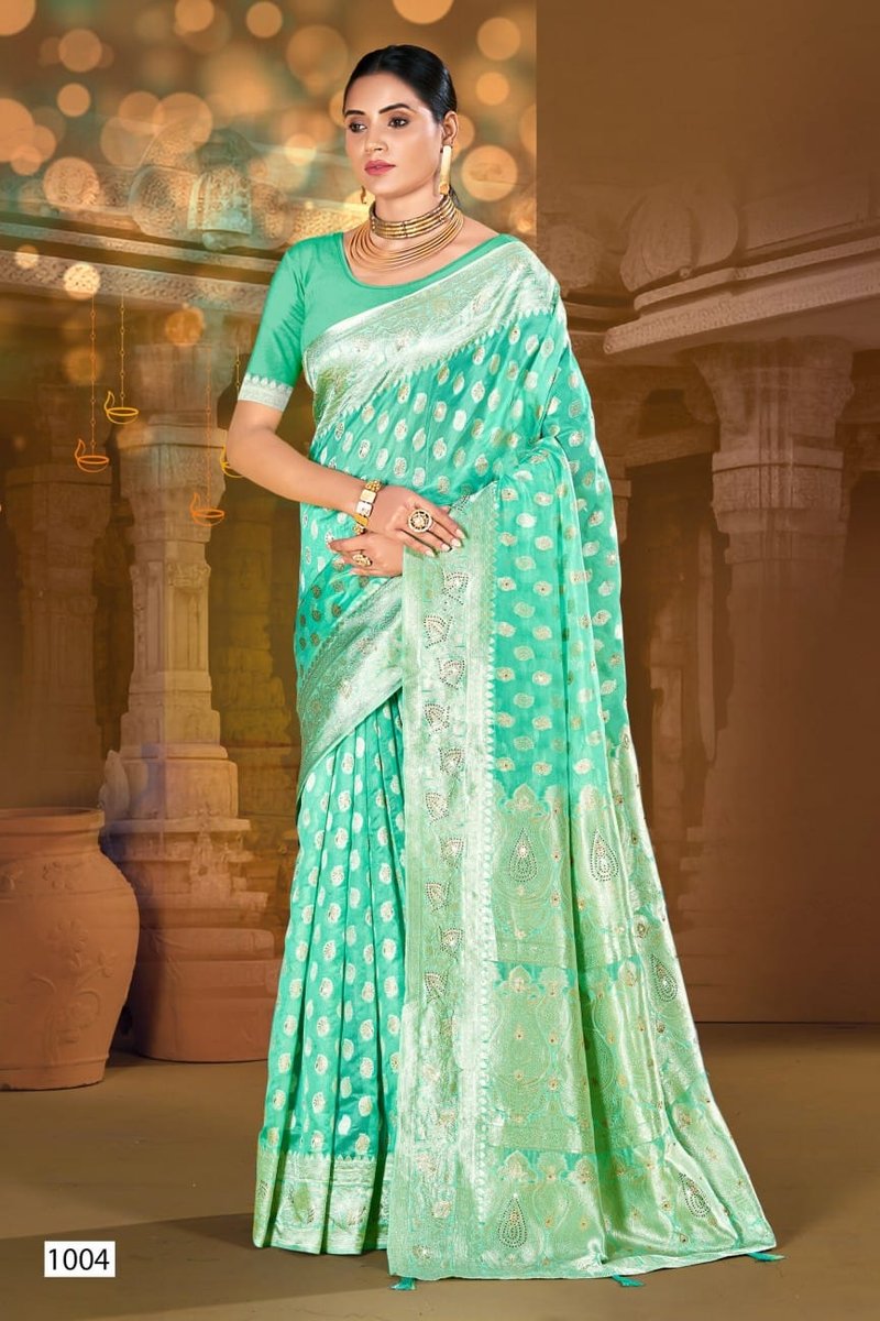 SAROJ SAREE SPARKLE SAROSKI-2 1001 TO 1006 4