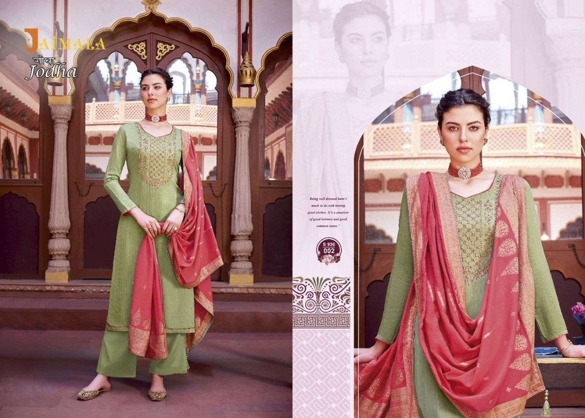 Alok Suit Jodha 936-001 to 936-006 Series 2