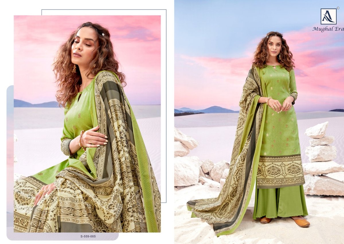 Alok Suits Mughal Era 559-001 to 599-010 Series 5
