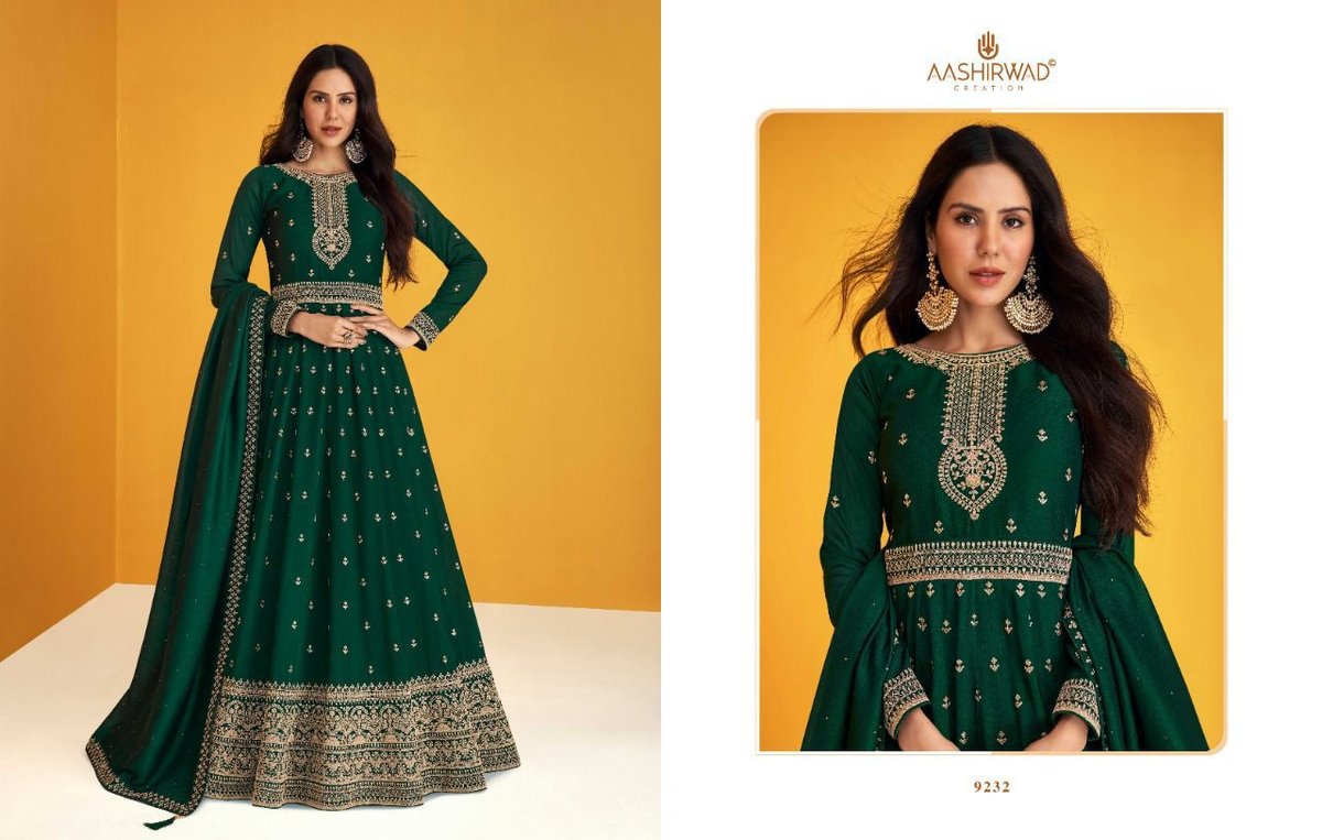 Aashirwad Creation Gulkand Heerva 9229-9233 Series 4