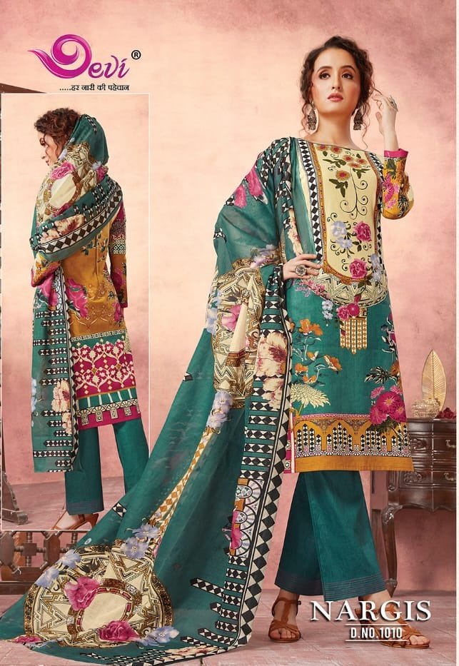 Devi Nargis Pure Lawn 1001-1010 Series 9