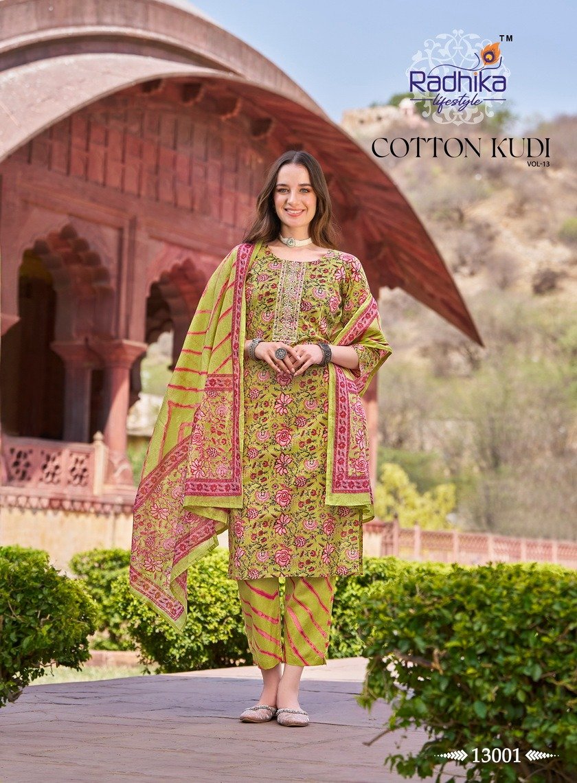 RADHIKA LIFESTYLE COTTON KUDI 13001 TO 13008 1