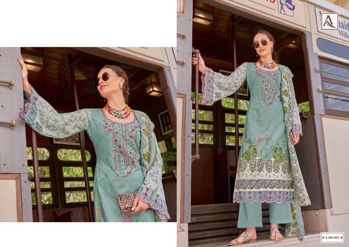 Alok Suit Qurbat Edition Vol-5 994-001 to 994-008 Series 7