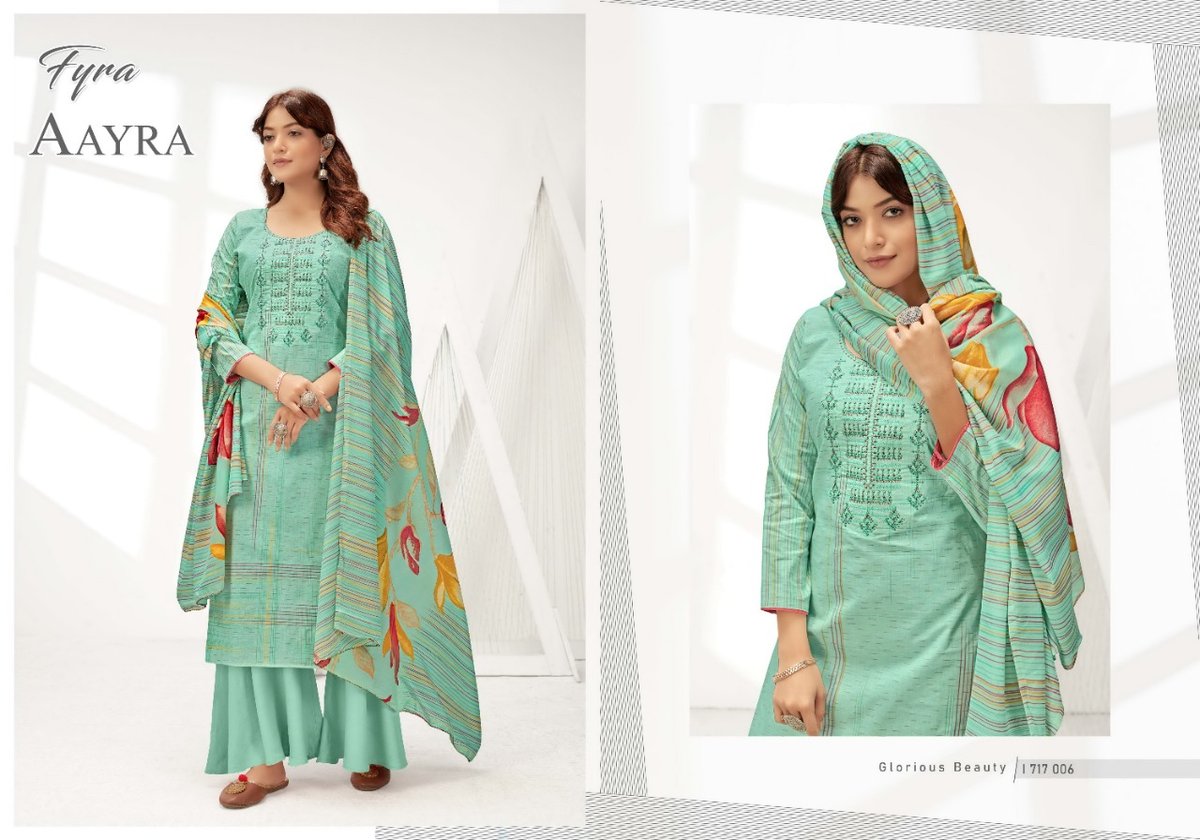 Alok Suits Fyra Aayra 1717-001 to 1717-010 Series 6