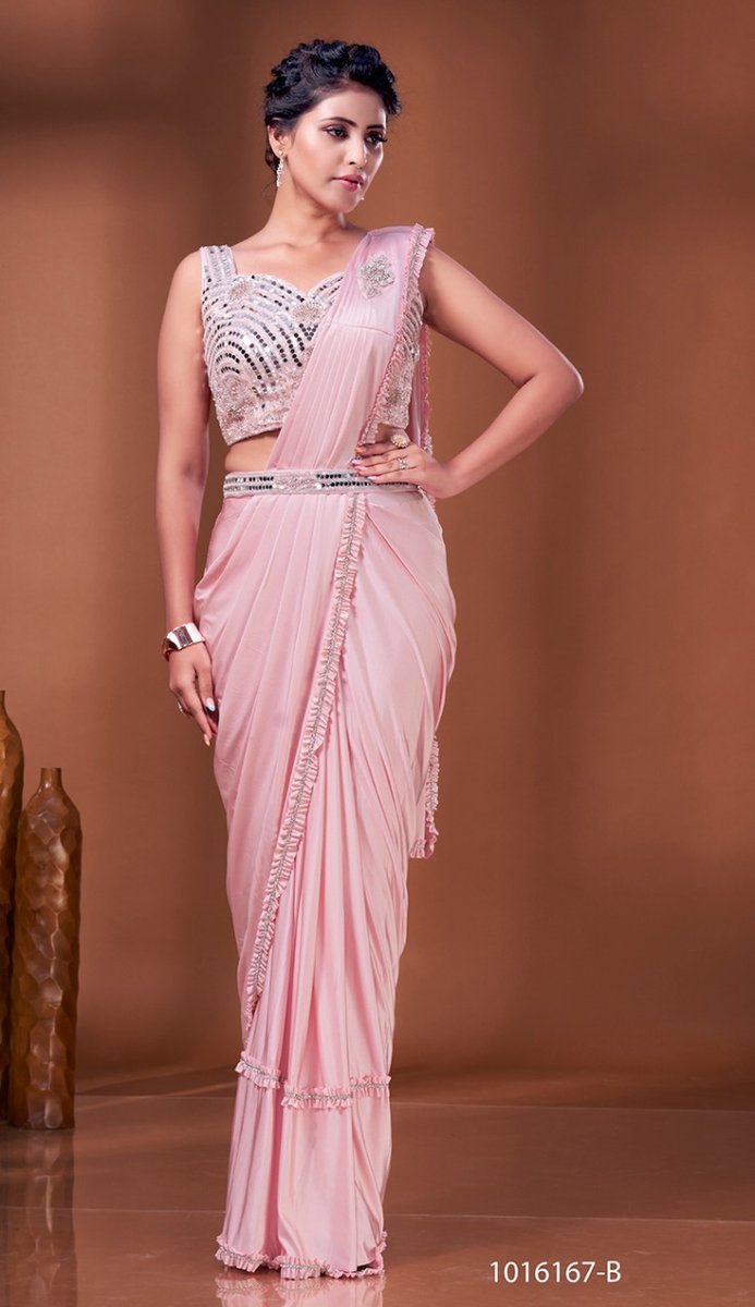 Aamoha Trendz Ready To Wear Designer Saree 1016167 Colors 3