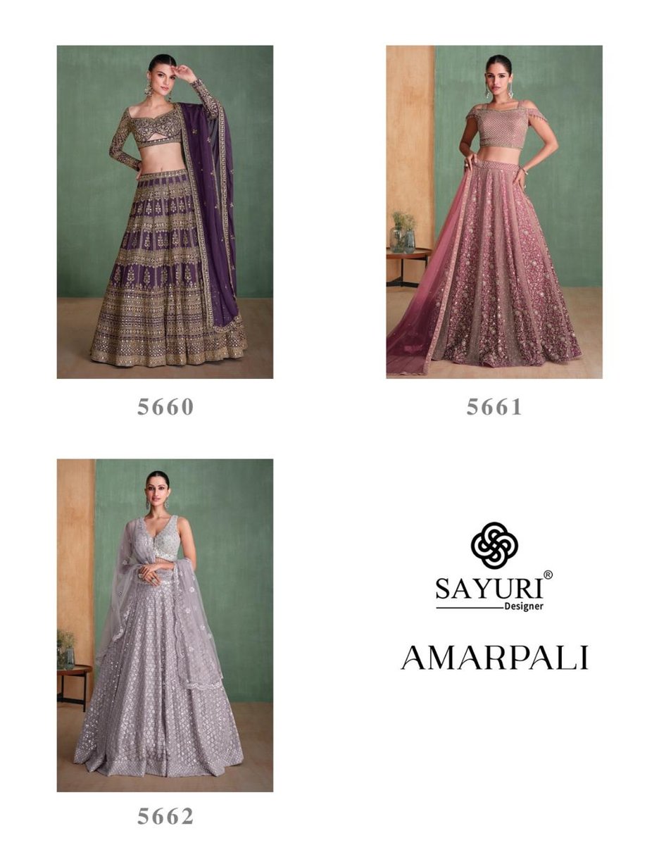 SAYURI DESIGNER AMARPALI 5660-5662 4