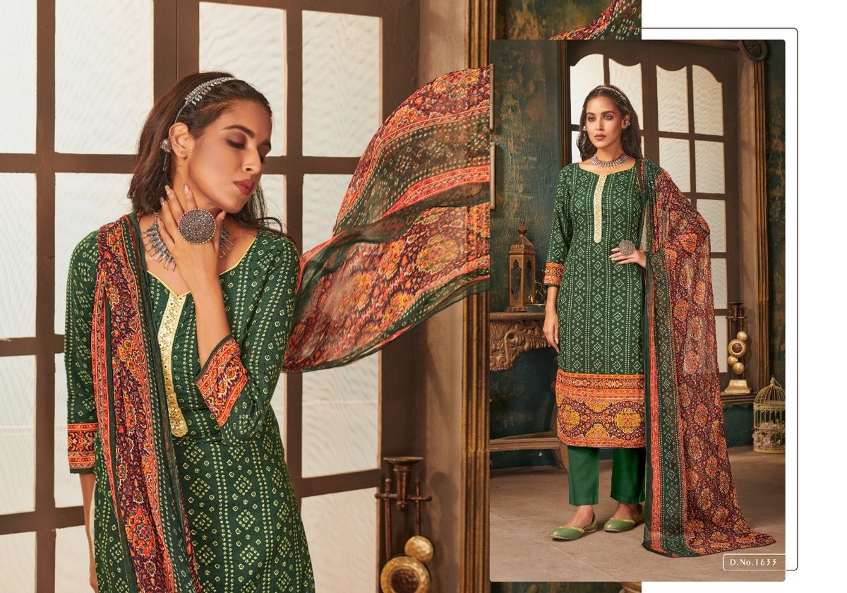 Bipson Prints Phulkari 1632-1639 Series 2