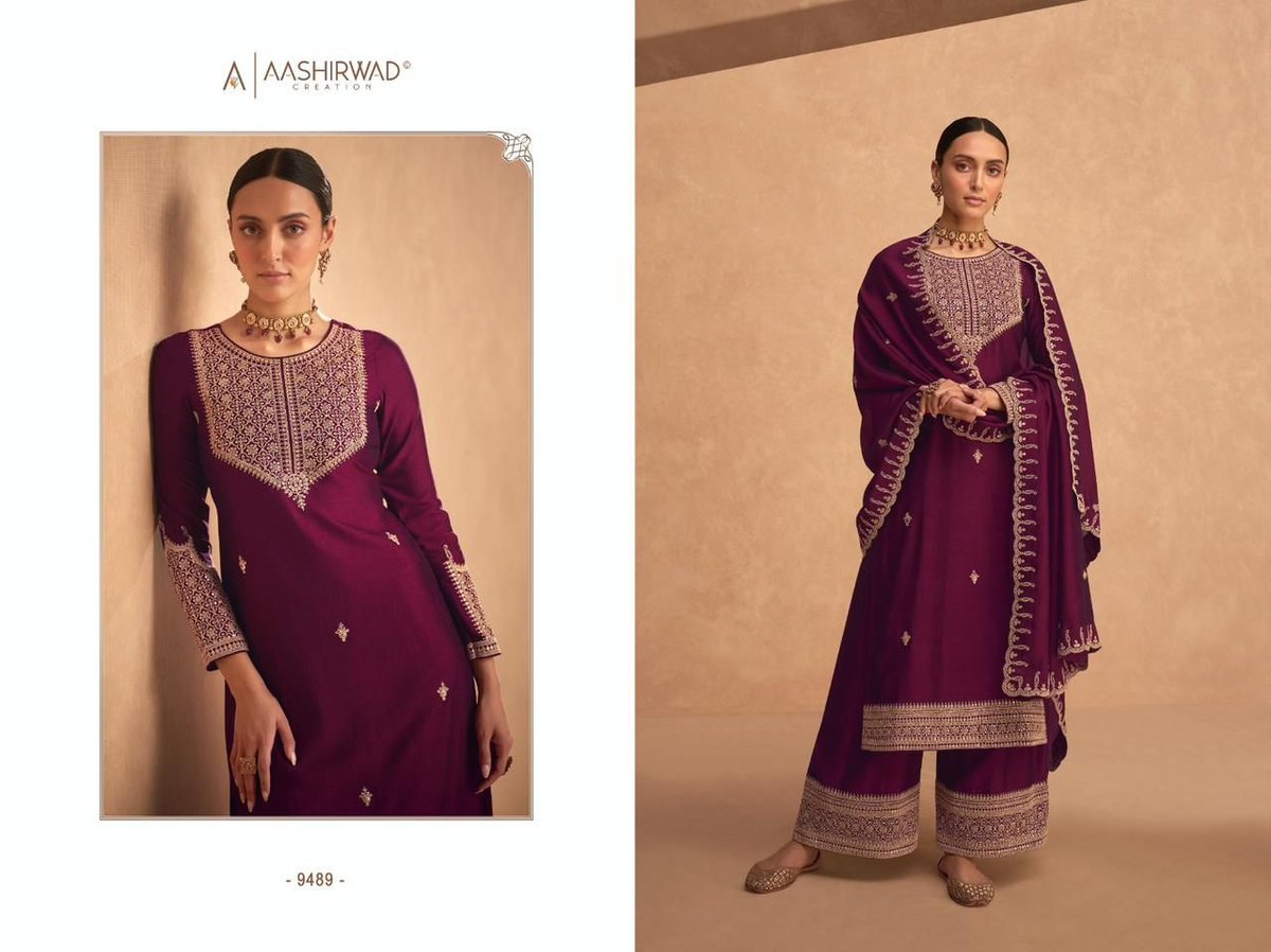 Aashirwad Creation Odhani 9489-9494 Series 1