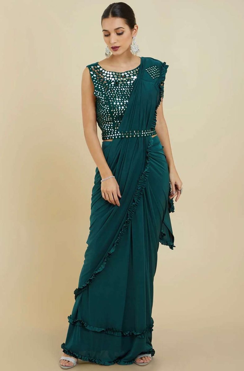 Aamoha Trendz Ready To Wear Designer Saree 214 Colors 1