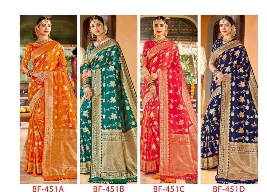 B'Fine Saree Roohani 451 Colors 5