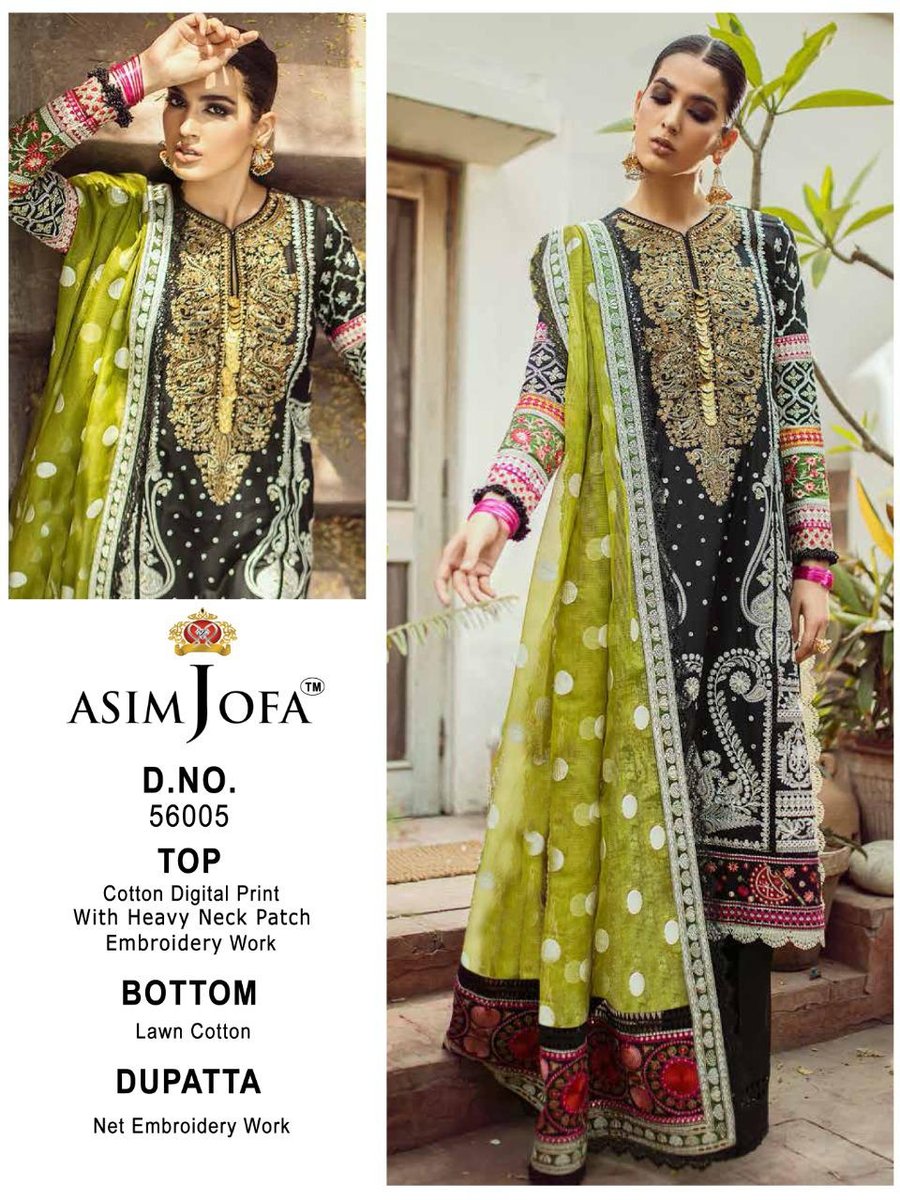 Asim Jofa Super Hit 56005 Dress Material 1